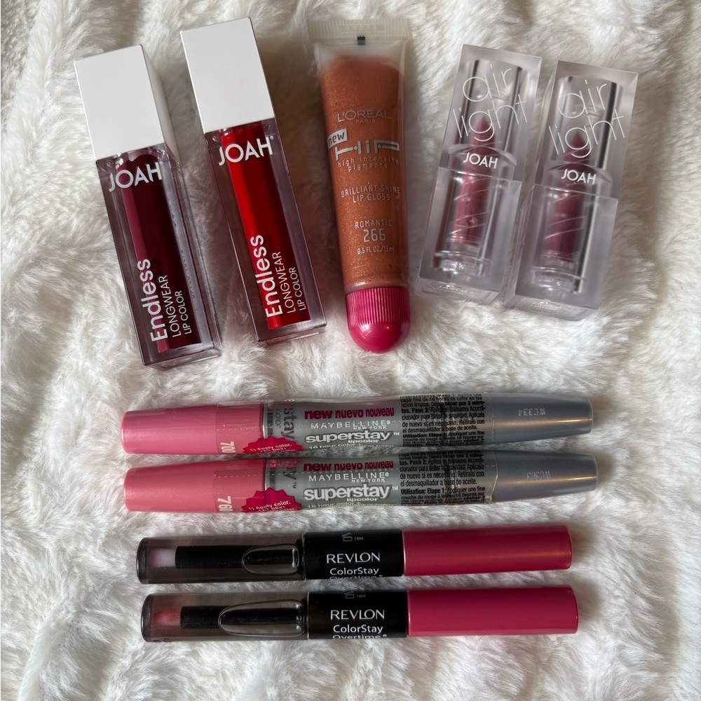 J.O.A. Endless Longwear Lip Color Collection - Red and Pink
